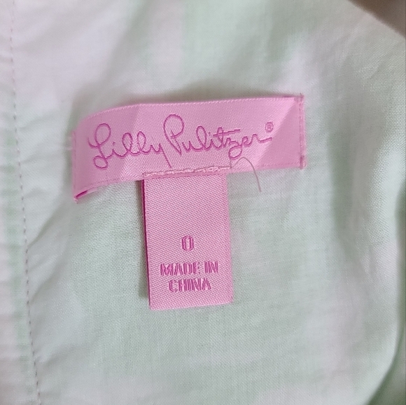 Lilly Pulitzer 0 Stringer Large Glitter Delia Shift Dress 68731 - Picture 5 of 7